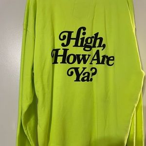 Jeffree Star/High How Are Ya? Neon hoodie